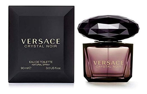 Versace Crystal Noir Eau De Toilette Spray Para Mujer, 3 Onz