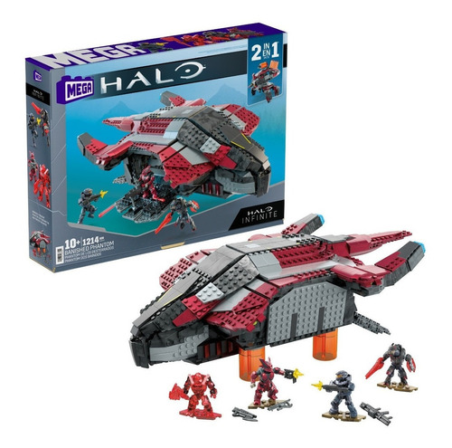 Set de construcción Mega Collectors/Halo/Halo Infinite Banished phantom 1214 piezas  en  caja