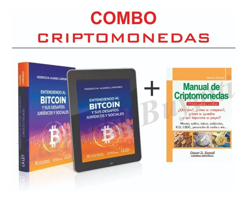 Libro Combo Blockchain Y Derecho + Manual De Criptomonedas