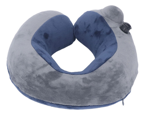 Almohada De Viaje Inflable Con Cadena De Cuello Portátil En