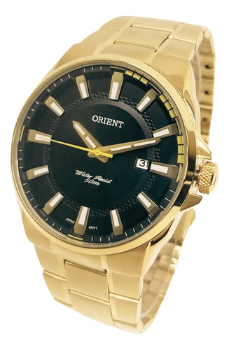 Relógio Orient Masculino Mgss1189 P1kx Dourado Preto