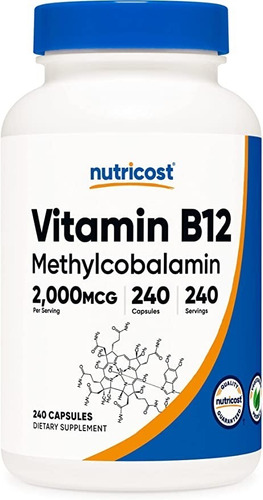 Vitamina B12 2000 Mcg Importada Sublingual