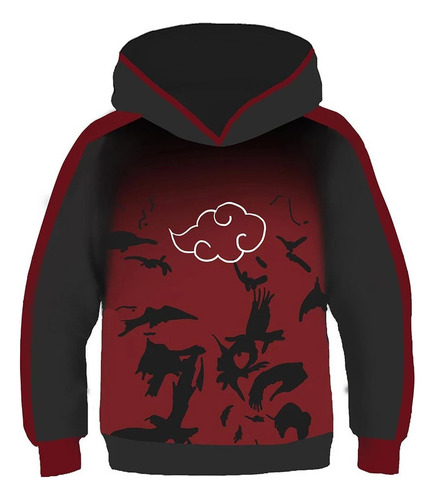 Linda Sudadera Para Niños Cosplay Naruto Akatsuki Estampado