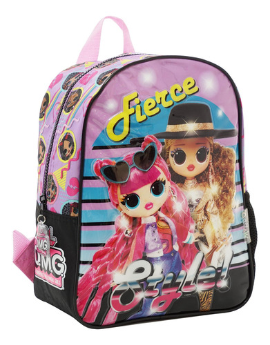 Imagen 3 de 5 de Mochila De Espalda Lol Omg 12 Chica Escolar Jardin Primaria