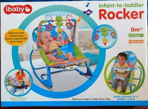Silla Mecedora Musical Rocker Para Bebe