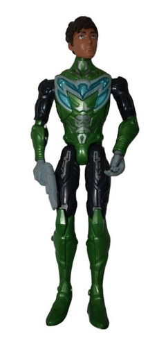 Max Steel Traje Blanco Azul Combate Equipo Pelea 2012 (Usado)