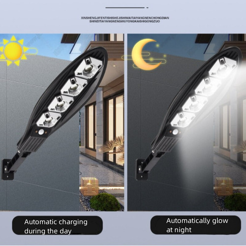 //- Luz Solar Led Grande Para Exteriores Con Sensor Humano