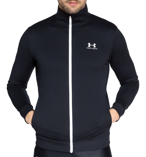 Campera Under Armour Sportstyle Tricot. Hombre Ng Bl