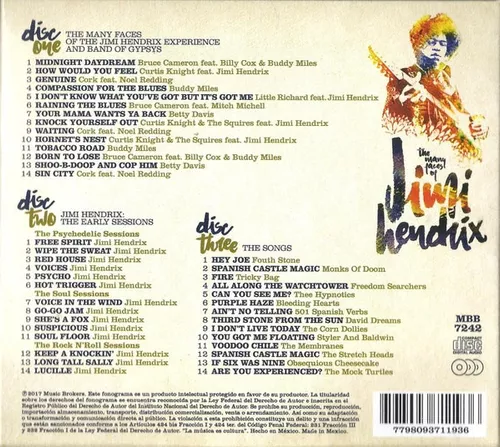 The Many Faces Of Jimi Hendrix 3cd Nuevo Musicovinyl