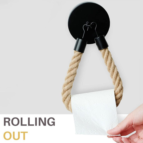 Toallero De Pared Con Soporte Para Rollo De Papel Higiénico