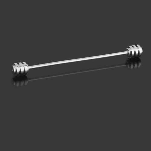 Broche Camisa Abrazadera Boda Pin Bar Plata Pelota ,