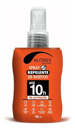 Repelente Spray Suave 10h de Proteção Nutriex Profissional Frasco 100ml