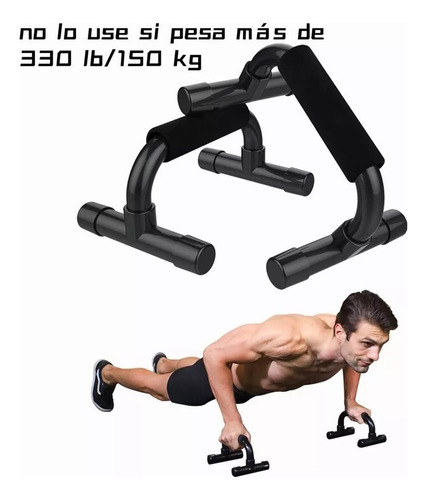Barra Soporte Para Lagartijas, Push Up Bars Con Agarre Espum