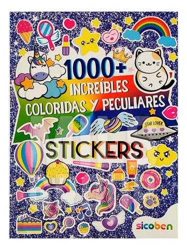 Libro Infantil Pegando 1000 + Stickers Increíbles 