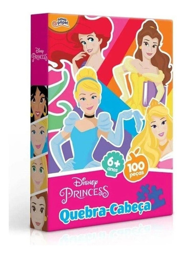 Quebra Cabeça 100 Peças Princesas Da Disney Toyster 8007
