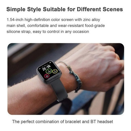 Reloj Inteligente Dos En Uno Con Auriculares Inalámbricos
