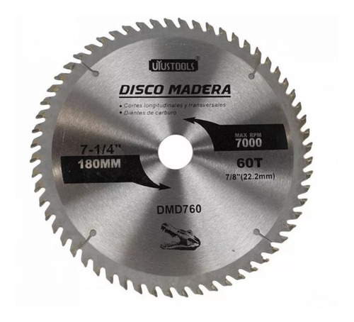 Disco Para Sierra Circular 7 Pulgada De 60 Dientes Toolstock