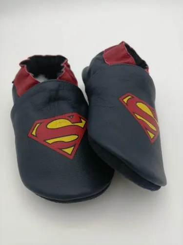 Zapatos En Cuero Para Bebés Para Gatear Niño