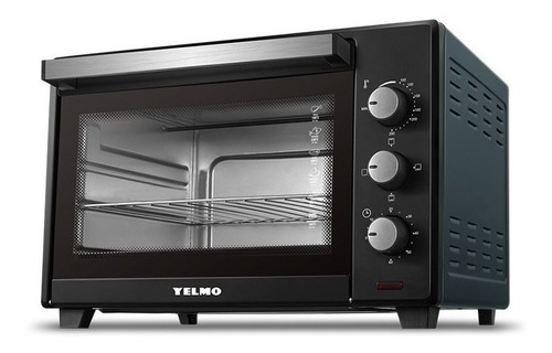 Imagen 1 de 2 de Horno de mesa eléctrico Yelmo YL-55N 55L gris/negro 220V