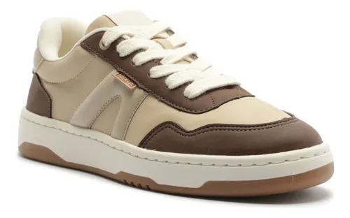 Tênis Feminino Confortável Casual Anacapri Multineutro Liso 36