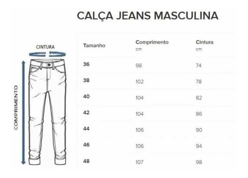 Kit 3 Calça Jeans Masculina Original Elastano Lycra Atacado