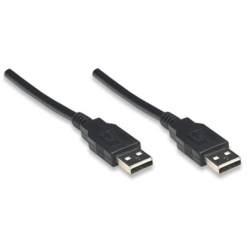 Imagen 2 de 3 de Cable Usb Manhattan V2.0 A Macho A Macho 1.8mts /v /vc