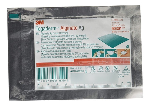 Alginato De Plata Tegaderm Alginate Ag 10,2x12,7 Cm