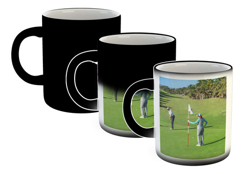 Taza Magica Campo De Golf Deporte Aire Libre Verde P4