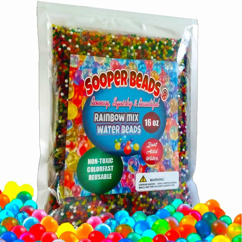 Sooperbeads Perla Agua Diseño Arco Iris 1 Libra 50000 No