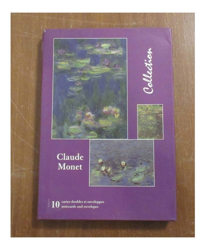 Set Caja 10 Postales + Sobres Pinturas De Claude Monet Arte