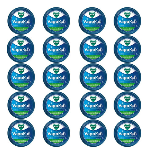 12pz Vick Vaporub Lata 12g Mentol Eucalipto Unguento Caja