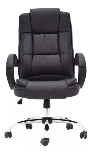 Silla De Oficina Giratoria Ergoclass® Presidente Caput Color Negro