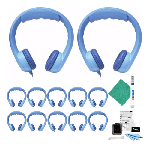 Flex Stereo Foam Auricular (azul) Kit Limpieza Accesorio (14