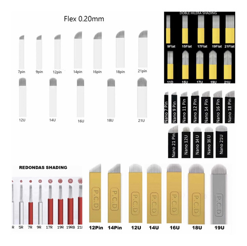 200 Navajas Microblading O Microshading 