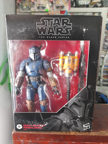 Star Wars Black Series Heavy Infantry Mandalorian Completo (Usado)