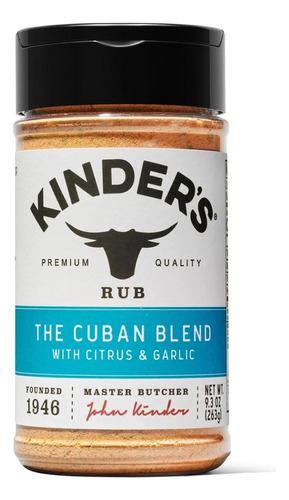 Kinder's Rub The Cuban Blend With Citrus & Garlic 263 G