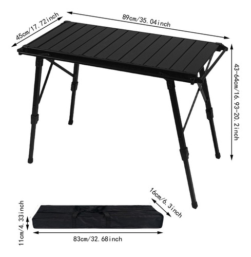 Mesa Plegable Igt Mesa Plegable Compacta Para Patio