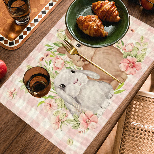 Para Manteles De Mesa Para El Hogar Con Temática De Pascua,