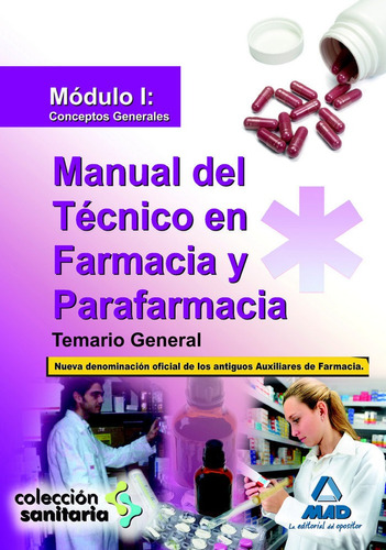 Libro Manual Tecnico Farmacia Y Parafarmacia Modulo I Tem...