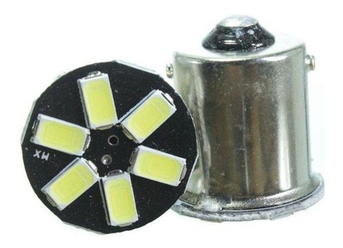 Imagem 1 de 1 de Lâmpada Led 67 12v 1 Polo 6smd5730 Flash Branca