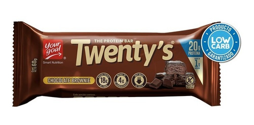 Barras De Proteina Yourgoal Twentys 4u Chocolate Brownie