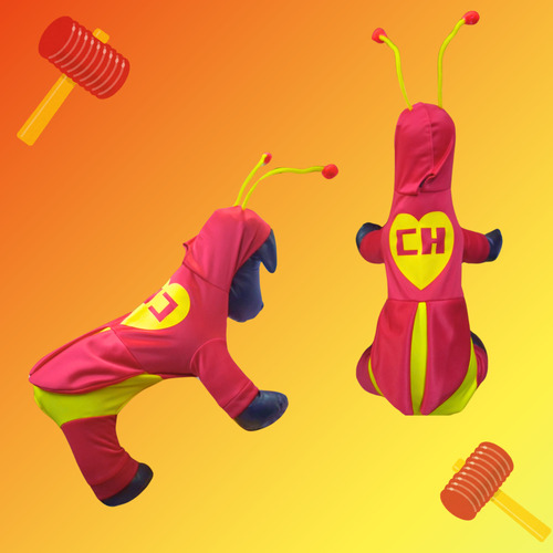 Traje Para Mascotas Chapulin