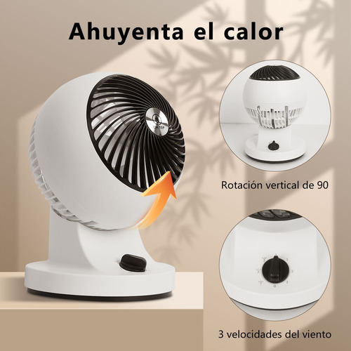 Li Ventilador De Pie Mesa 3 Velocidades Oscilacion Portátil