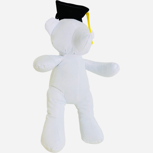 Oso De Graduación Para Firmas Personalizado Blanco