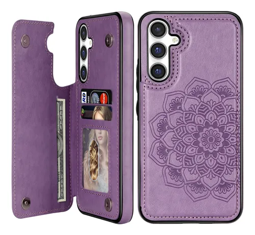comprar Funda Para Samsung Galaxy A54 5g Ranura Tarjeta Cierre Piel