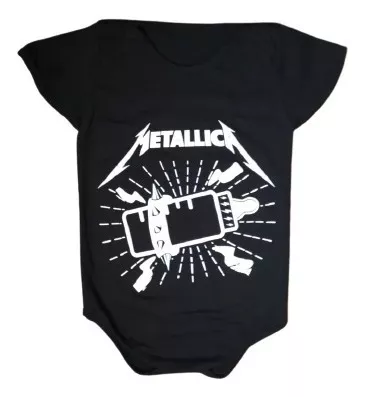 Body Para Bebé Metallica Rock | Cuotas sin interés