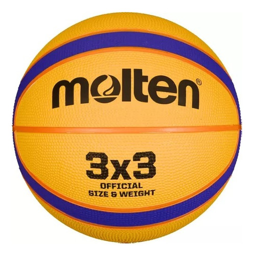 Pelota Basquet Molten 3x3 Libertria Basket Profesional Nro 6