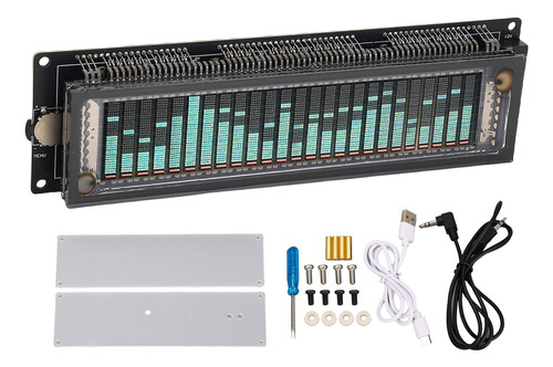 Analisador De Som Com Tela De Espectro Musical Led De 32 Hz-