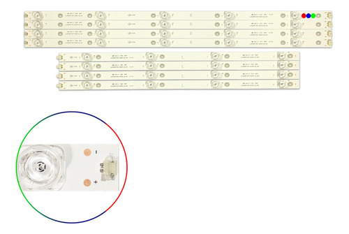 Kit Leds Sharp Lc-50q620 / Lc-50q620u (8t) - Aluminio, Nuevo