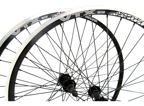 Imagen 3 de 10 de Ruedas Para Mtb Rod 26 Vt -x 502 Mazas A Rosca = Contino